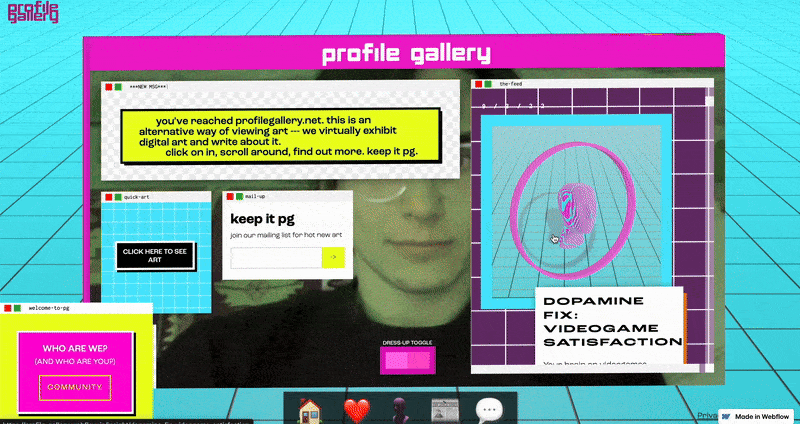 Profile Gallery, Screenshot